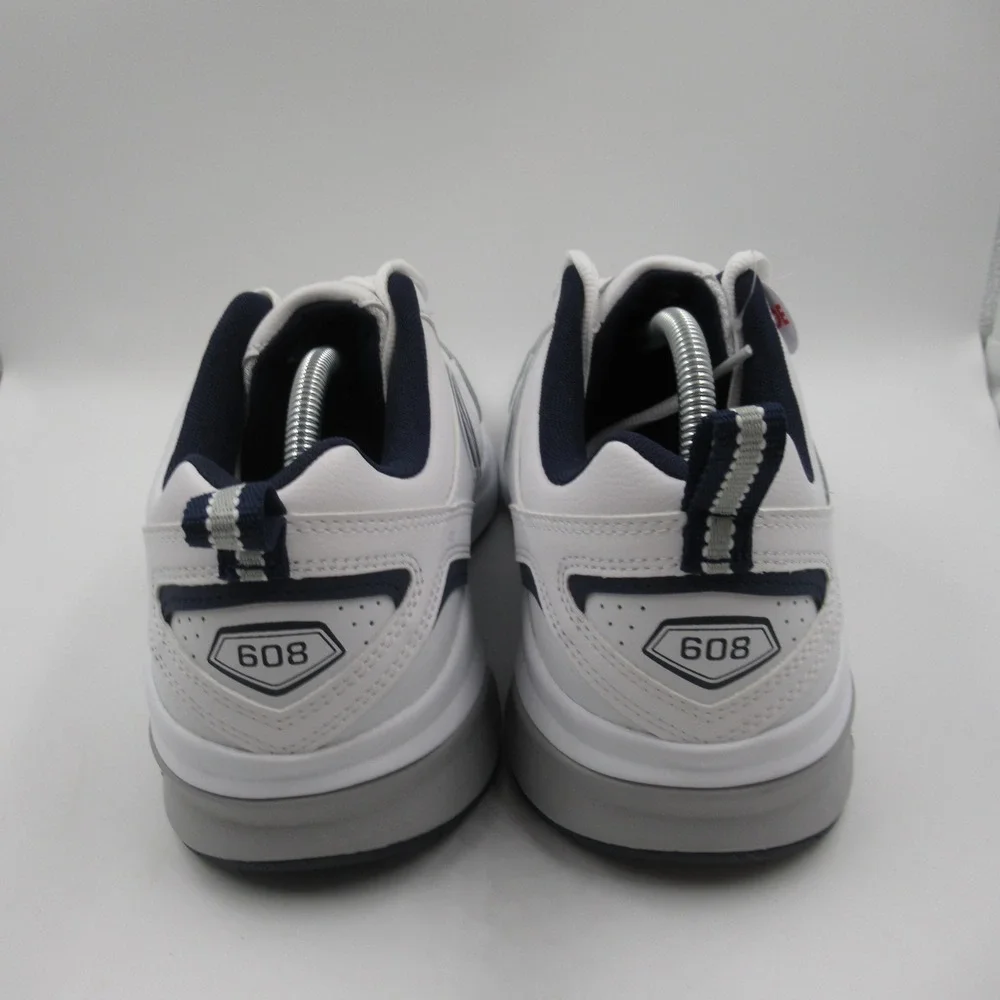 New Balance 608 Mens White Navy Cross Training Shoes MX608WN5 Size 10 2E Wide